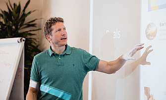 Teilnehmer der Pop Up Academy Entlebuch auf einer Bühne.